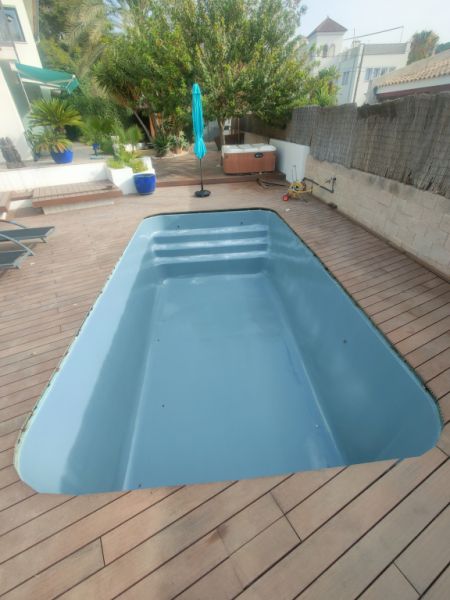 1 x revestimiento de piscina en gris