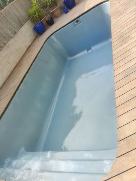1 x revestimiento de piscina en gris