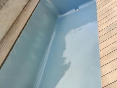 1 x revestimiento de piscina en gris