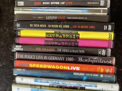 15 originale Musik Dvds zu verkaufen