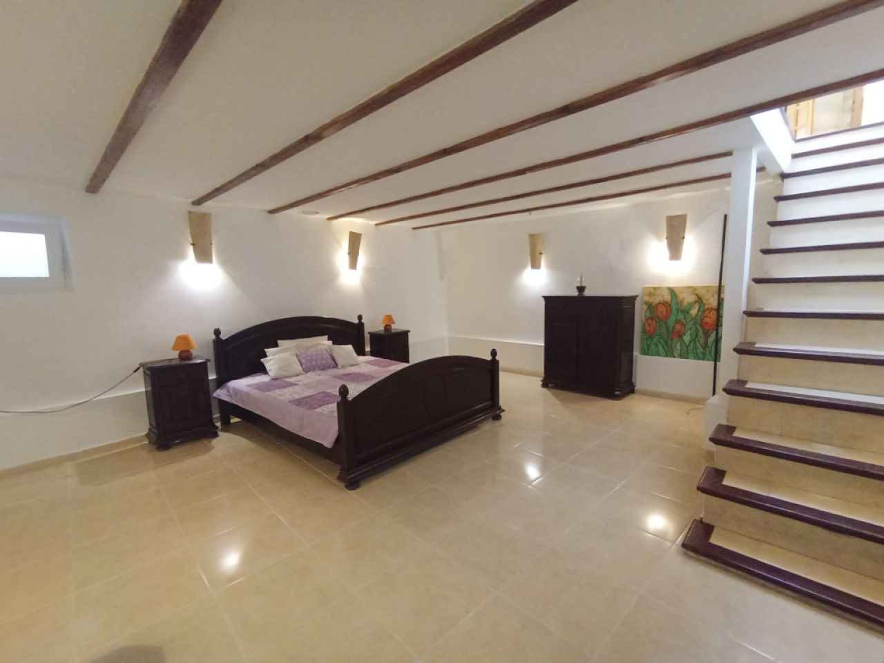 Finca de 2 plantas con apartamento separado, piscina y calefacción central de gasóleo cerca de Porreres --- F 164