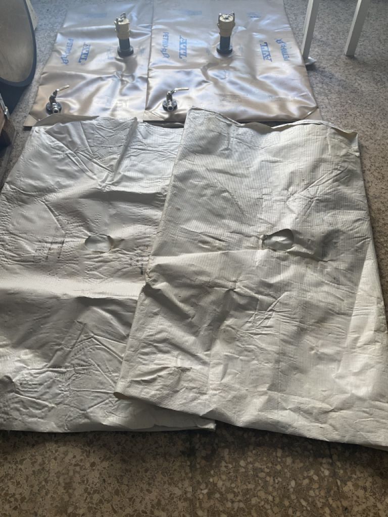 2 gebrauchte 50 Gallonen ATL Petro-Flex® Kissen-Stil Marine Range Erweiterung Kraftstoffblase