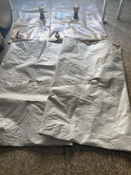 2 gebrauchte 50 Gallonen ATL Petro-Flex® Kissen-Stil Marine Range Erweiterung Kraftstoffblase