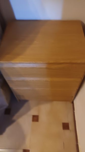 2 light brown chests of drawers for sale