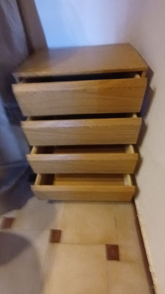 2 light brown chests of drawers for sale