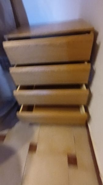 2 light brown chests of drawers for sale