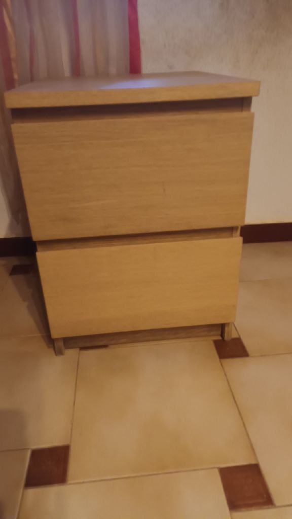 2 light brown chests of drawers for sale