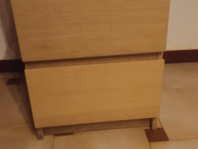 2 light brown chests of drawers for sale