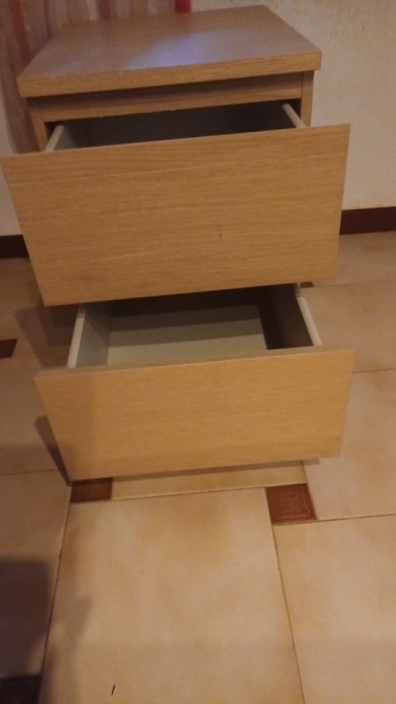 2 light brown chests of drawers for sale