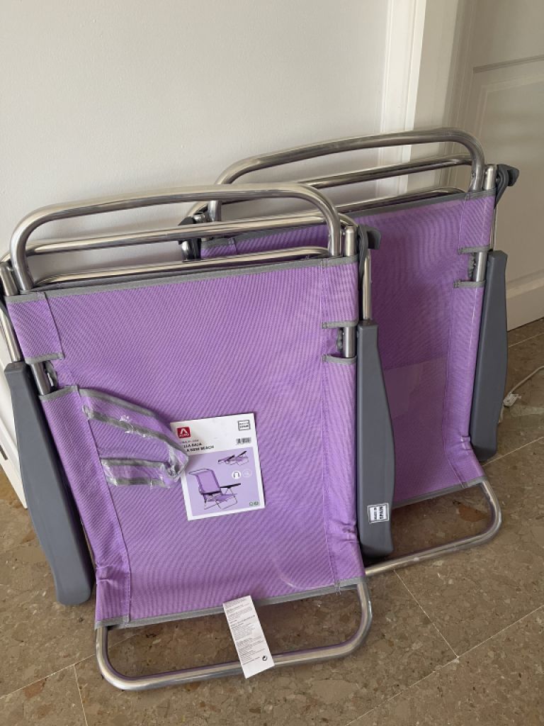 2 Strandstühle/Liegen, Neu!