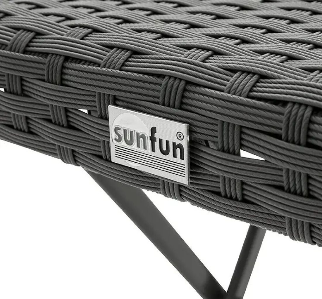 2 Stück Balkontisch Gartentisch klappbar 70 x 70 cm