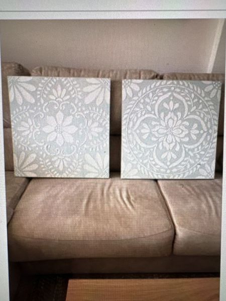 2 cuadros de pared 60x60