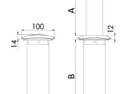 2 x Osculati Lámpara de Mesa LED Retráctil Aurora OSC-13.448.00