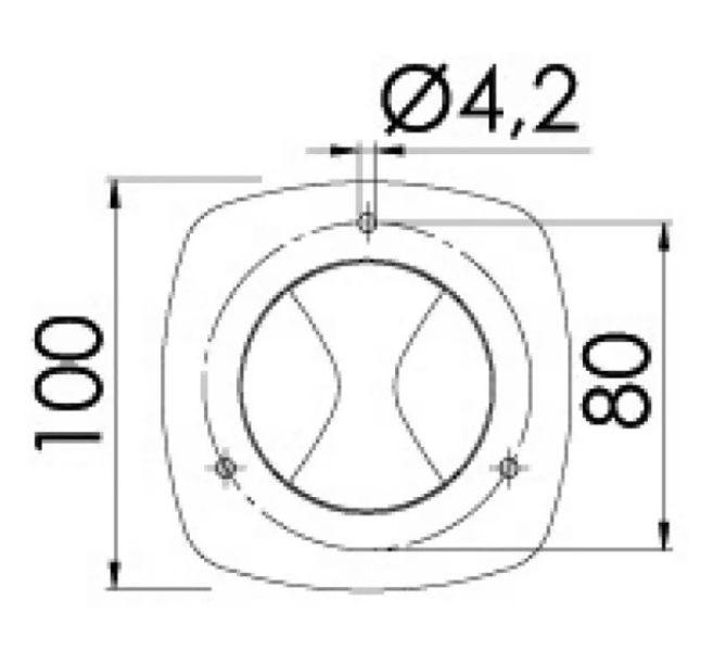 2 x Osculati Lámpara de Mesa LED Retráctil Aurora OSC-13.448.00