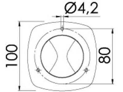 2 x Osculati Lámpara de Mesa LED Retráctil Aurora OSC-13.448.00