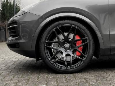 22 Zoll Alufelgen Felgen Porsche Cayenne 92A 9YA + Coupe GTS Turbo 4S NEU seidenglanz schwarz