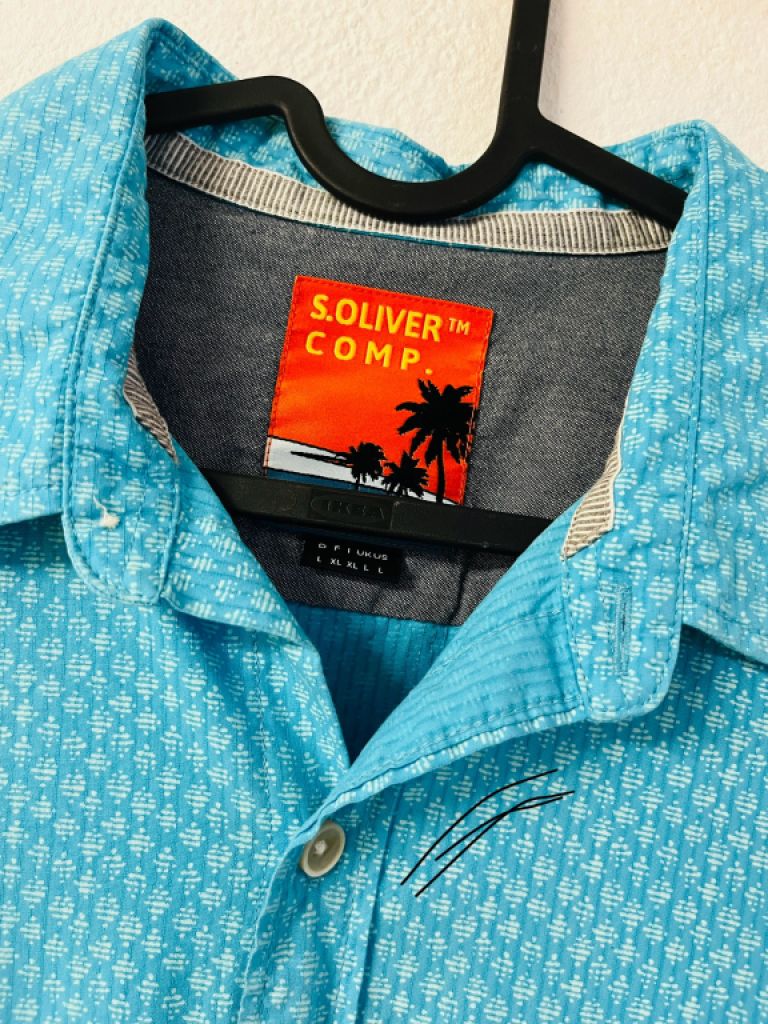 Conjunto de 2 camisas de manga corta S. Oliver, talla L – ¡en óptimas condiciones!