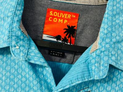 Conjunto de 2 camisas de manga corta S. Oliver, talla L – ¡en óptimas condiciones!