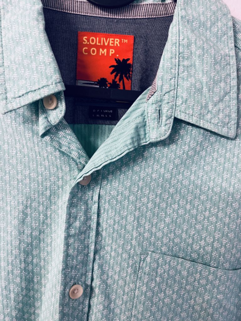 Conjunto de 2 camisas de manga corta S. Oliver, talla L – ¡en óptimas condiciones!