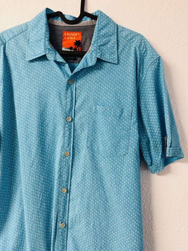 Conjunto de 2 camisas de manga corta S. Oliver, talla L – ¡en óptimas condiciones!