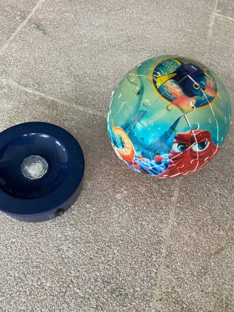 3d Ravensburger puzzel Nachtlicht.