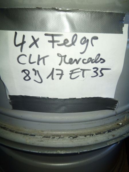 4 Aluminium Felgen Mercedes AMG 8j 17 Et35