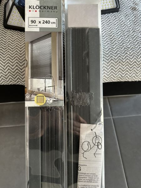 4 estores enrollables de aluminio antracita, nuevos