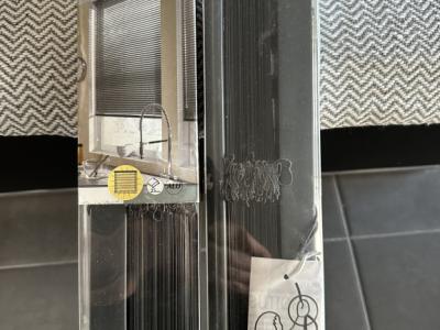 4 estores enrollables de aluminio antracita, nuevos