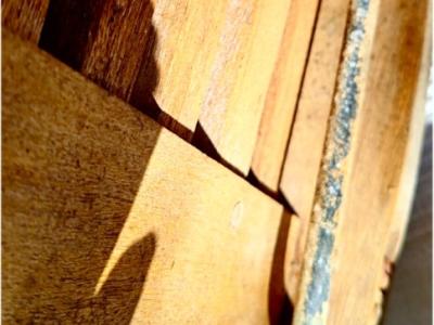 4 sillas de jardín de respaldo alto de teca,