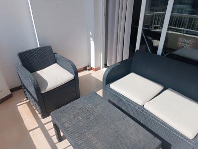 Conjunto lounge de 4 piezas en polyrattan