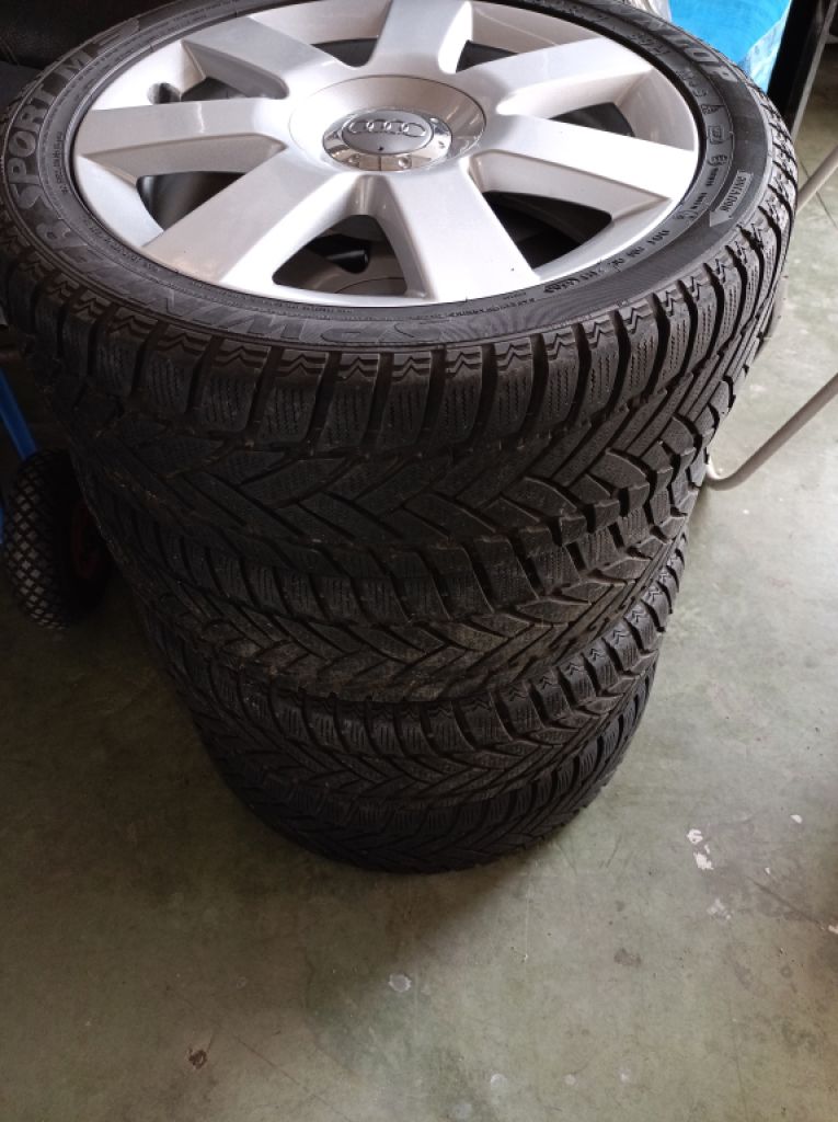 4x Audi TT Speedline 17inch llantas completas bolt circle 5x100