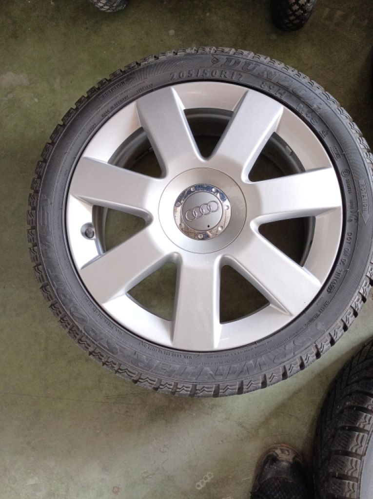 4x Audi TT Speedline 17inch llantas completas bolt circle 5x100