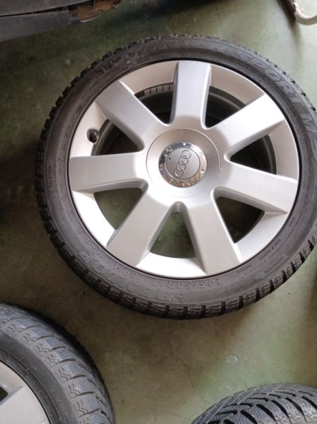 4x Audi TT Speedline 17inch llantas completas bolt circle 5x100