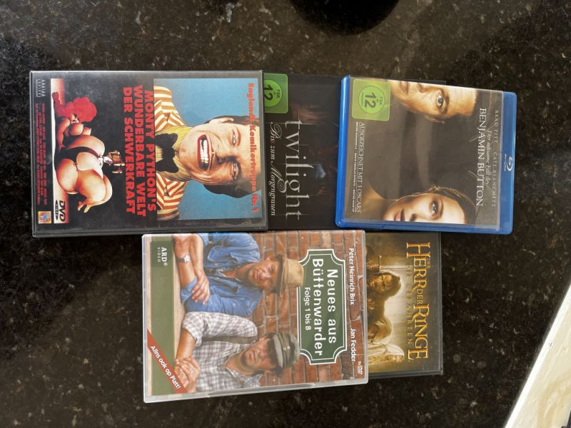 5 películas conocidas en DVD originales en venta