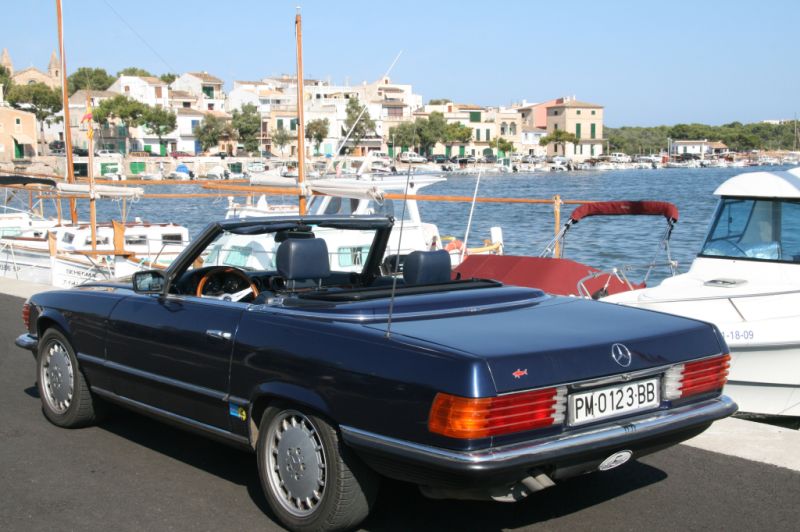 500 SL Año 1983, entrega original en Mallorca