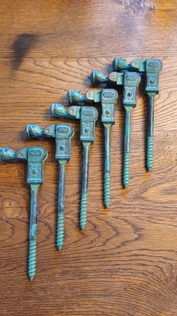 6 Klappladenrückhalter schwere Ausführung