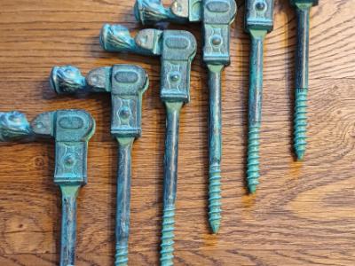 6 Klappladenrückhalter schwere Ausführung