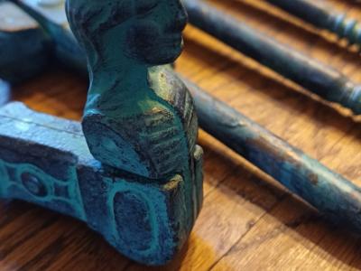 6 Klappladenrückhalter schwere Ausführung