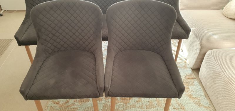 8 elegant dining chairs