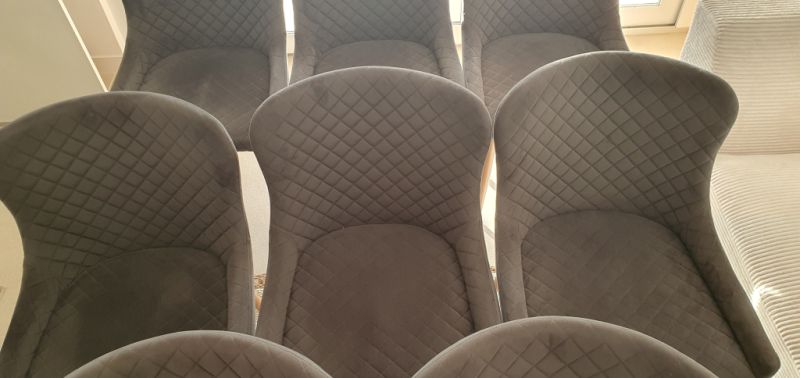 8 elegant dining chairs