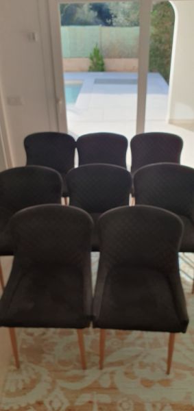 8 elegant dining chairs