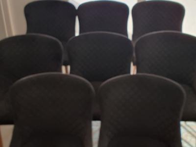 8 elegant dining chairs