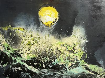 Abstract Art Art original Simon Presley 130x112cm