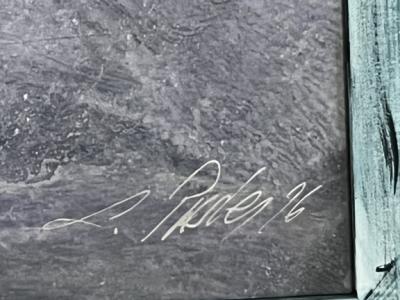 Abstract Art Champagne Glass 70 x 100