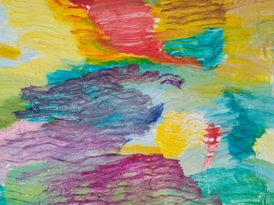 Abstraktes Ölgemälde