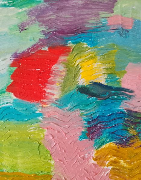 Abstraktes Ölgemälde