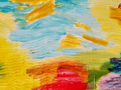 Abstraktes Ölgemälde