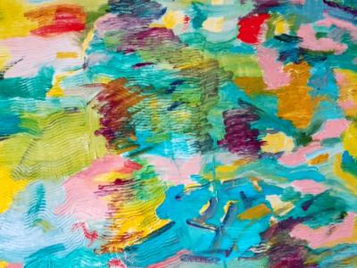 Abstraktes Ölgemälde