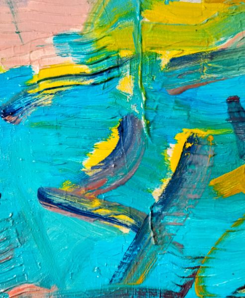 Abstraktes Ölgemälde