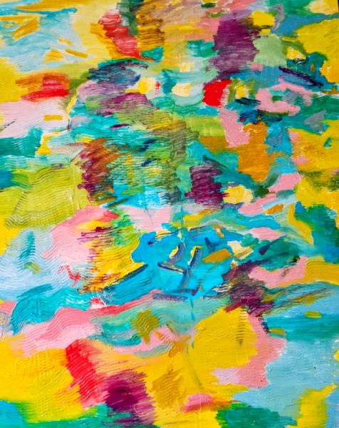 Abstraktes Ölgemälde